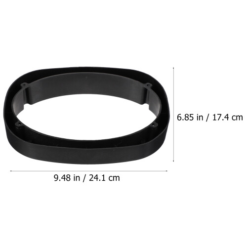 2 Stuks Duurzame Audio Ringen Voor Luidsprekers (Zwart) 1