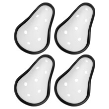4Pz Protezione Inguinale Riutilizzabile Bianco Con Imbottitura Eva