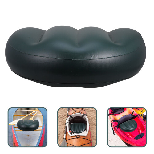 cuscino per sedia da pesca in pvc imbottito, accessorio barca verde 2