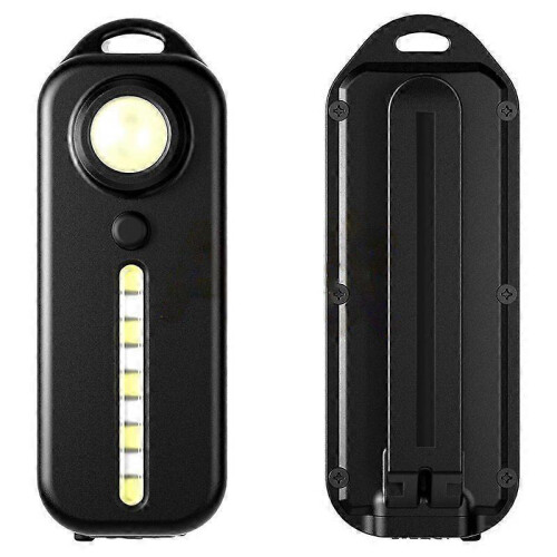 LED White Red Blue Shoulder Police Light with Clip USB Rechargeable Flashlights Warning 2