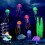 6 stücke Glowing Aquarium Dekorationen Simulation 12