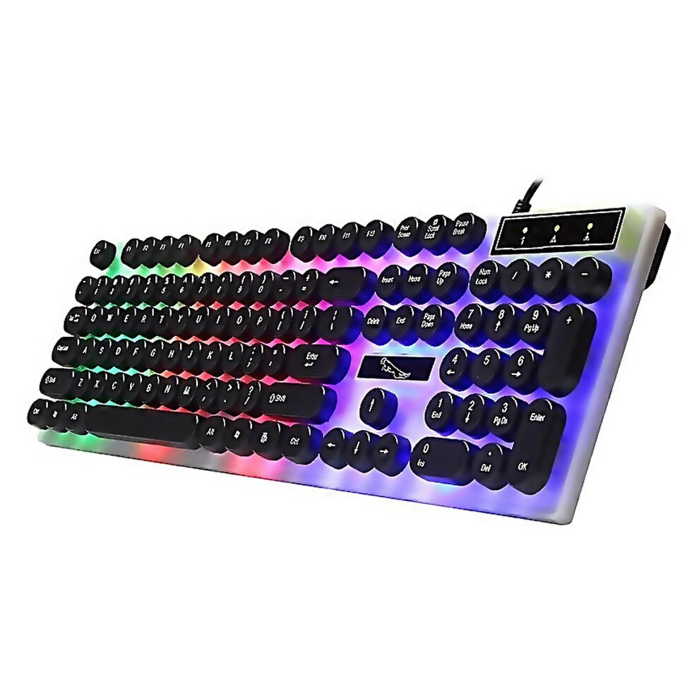 For Chasing Leopard G21 Usb 104keys Waterproof Floating Round Punk Keycap Colorful Backlight Mechani-image-OPC-PKJM7MY-NEW