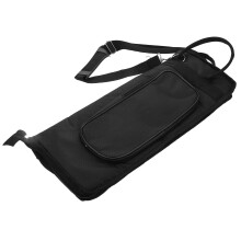 bolsa de armazenamento para baquetas com alça e capacidade preto