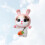 kit feltro com boneco gato plush, agulha, lã, diy, presente 7