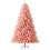 Christmas Tree Pink PVC Luminous with LED Lights 2