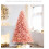 Christmas Tree Pink PVC Luminous with LED Lights 3