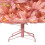 Christmas Tree Pink PVC Luminous with LED Lights 5