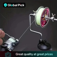 (Silver, one-size) Durable Aluminum Fishing Line Winder, Portable Winder for Outdoor and Indoor Anglers, Fishing Accessories, Fishing Gear