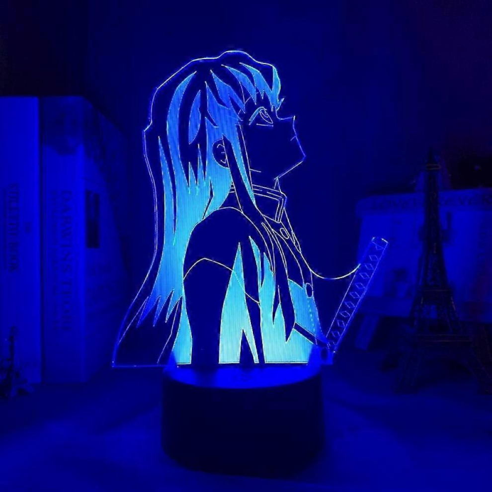 3D Night Light, Demon Slayer Tokito Muichiro, 16-color LED, Bedroom Decorative Light-image-OPC-PKJMNQY-NEW