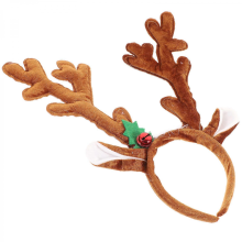 Christmas Headpieces Reindeer Antler Hair Headband for Christmas DecorationBrown35.00X23.00X2.00CM