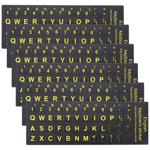 adesivo para teclado universal inglês - acessório computador 1