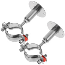 2 unidades de suporte aço inoxidável para tubo 42-45 mm