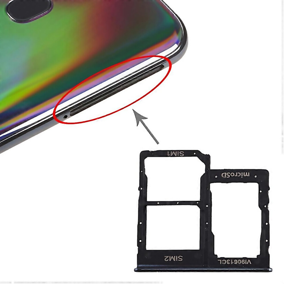 For Galaxy A40 Sim Card Tray Sim Card Tray Micro Sd Card