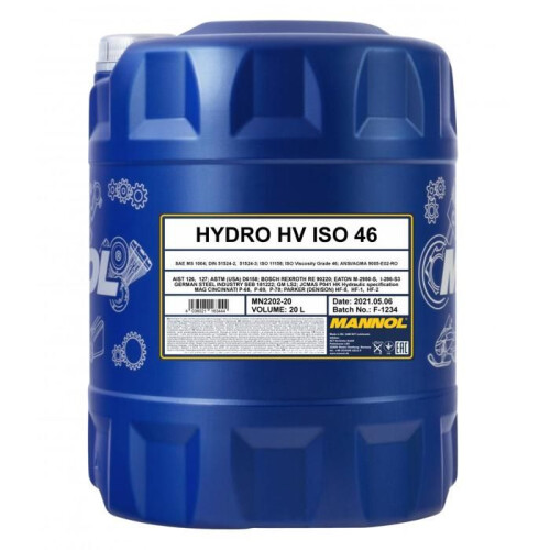 MANNOL MANNOL - Hydrauliköl ISO 46 - 20L - MN2202-20
