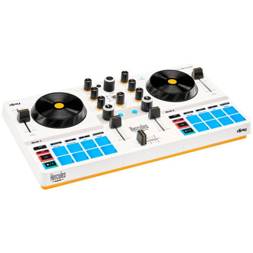 HERCULES DJ CONTROL MIX ULTRA - Controller DJ Bluetooth per Smartphone (iOS e Android) - Senza fili