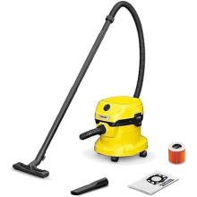 Aspirator ohne Beutel - KARCHER - WD2 HOME - 1000W - 12 Liter - Mehrfarbig