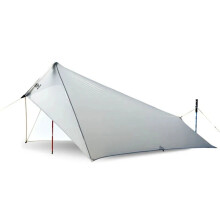 Ultra-Light Waterproof Camping Rainfly Tent Tarp Canopy (White)