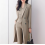 （2XL）Long Jacket Business Vest Pants Three Piece 1