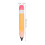 6 stk aufblasbare Bleistift-Ballons, bunt, Schulstart 2