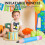 6 stk aufblasbare Bleistift-Ballons, bunt, Schulstart 6