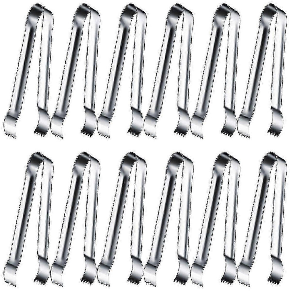 Food grade stainless steel tongs, durable and fashionable design for serving utensils, versatile use in outdoor activities, easy to clean and