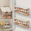 (Off White, 1count) Refrigerator Egg Storage Box, 1 Count Space Saving Rolling Egg Holder, Egg Storage Organizer, Kitchen Accessories, Home Supplies 3
