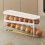 (Off White, 1count) Refrigerator Egg Storage Box, 1 Count Space Saving Rolling Egg Holder, Egg Storage Organizer, Kitchen Accessories, Home Supplies 5