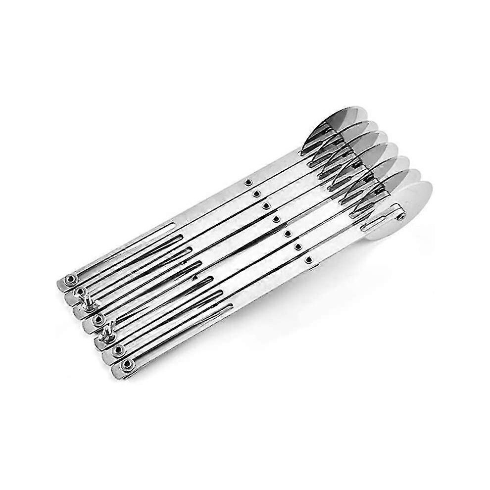 Dough Cutter and Cake Divider - Stainless Steel, 7 Adjustable Wheels - Multi-Specification, Silver