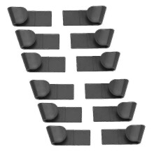 Pack of 12 plastic pot lid holders