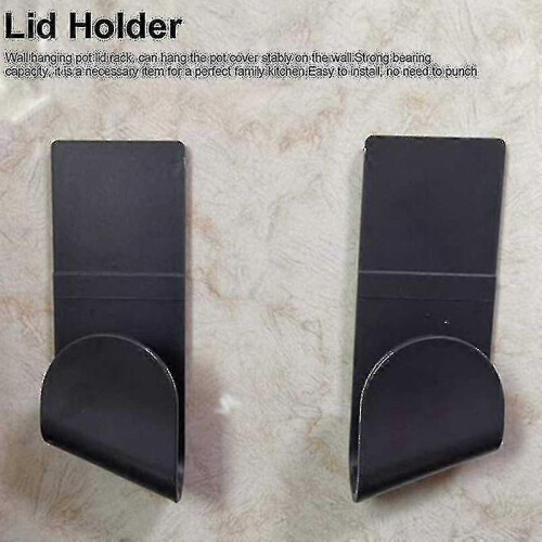 Pack of 12 plastic pot lid holders 2