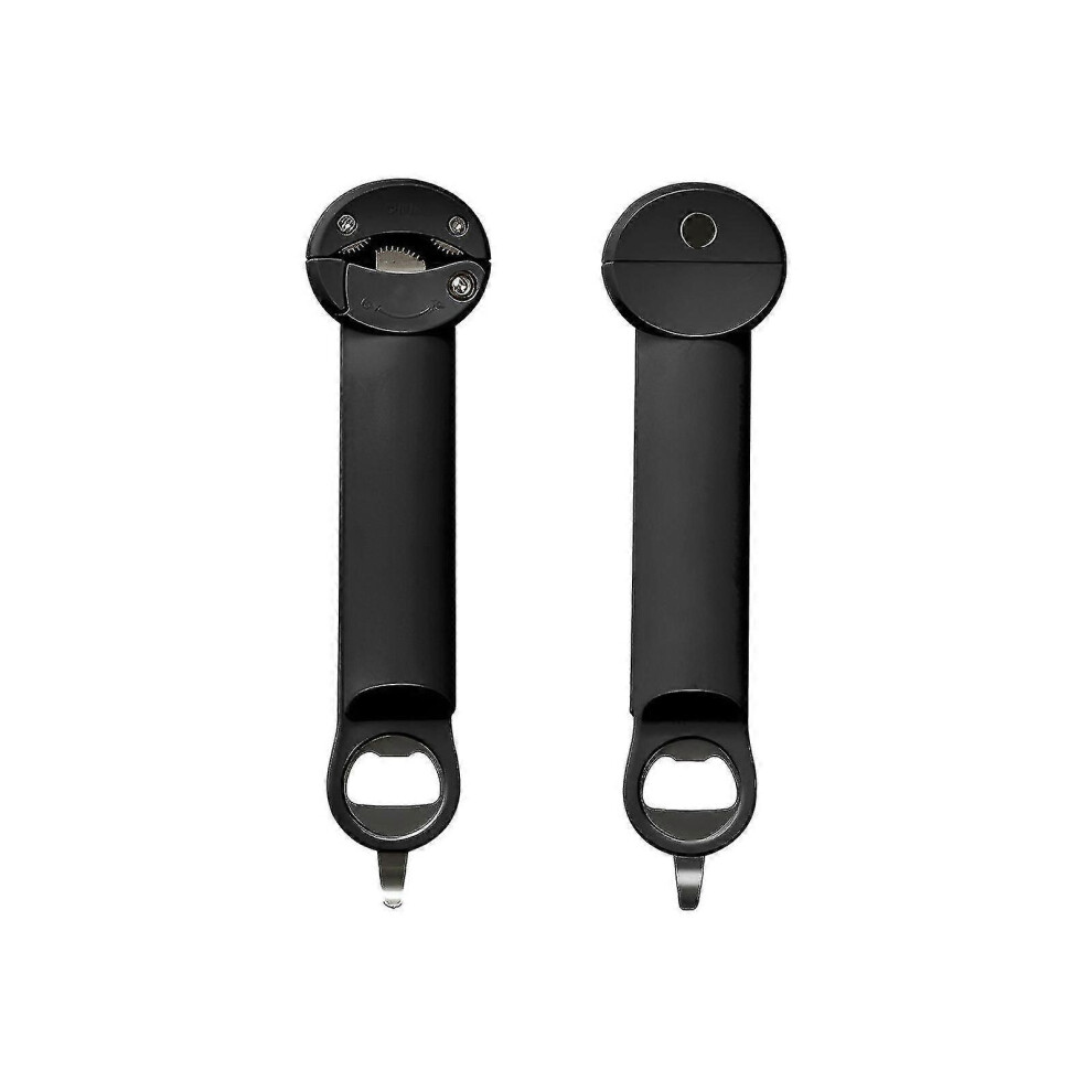（Black） Multifunctional Retractable Bottle Opener Black