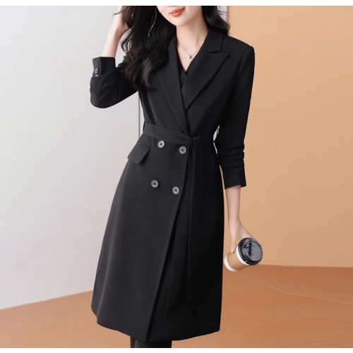 （3XL）Long Jacket Business Vest Pants Three Piece