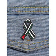 (Multicolor12, one-size) Flag Ribbon Design Enamel Pin, Casual Brooch for Men & Women, Fashion Accessories for Daily Wear