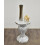 Crushed Diamond End Table Hourglass Round 60x40 Cm 4