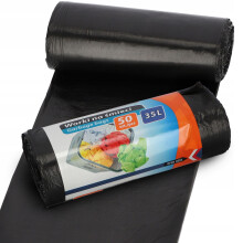 RAVI Mülltrennungsbeutel Schwarz 35 L 50 Stk