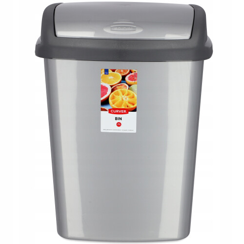 CURVER Kippbarer Abfallbehälter 25 L Graphit