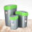 CURVER Abfallbehälter, 10 l, Grün 3