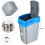 CURVER Abfallbehälter, 10 l, Blau 2