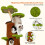 Bingopaw 148cm Tall Cat Tree Flower Activity Tower  Post 6