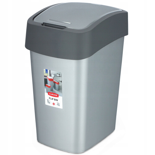 CURVER Abfallbehälter 50 L Graphit