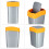 CURVER Abfallbehälter 50 L Orange 6
