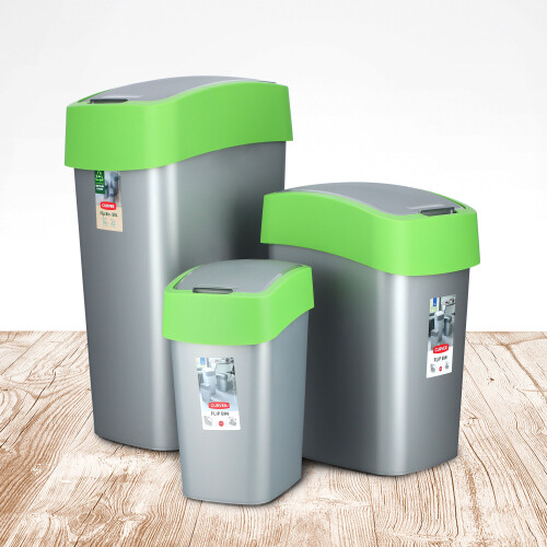 CURVER Abfallbehälter, 25 l, Grün 2