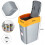 CURVER Abfallbehälter 25 L Orange 2