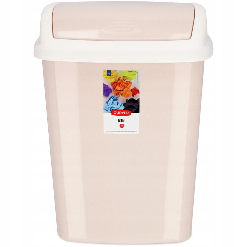 CURVER Kippbarer Abfallbehälter 25 L Beige