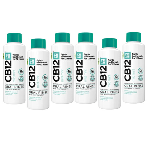 CB12 Mint-Menthol Mouthwash 250ml x 6