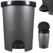 Curver Poubelle Avec Pédale 15l Gris 175000