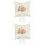 2pcs Wedding Ring Pillow White Flower Holder 5