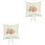 2pcs Wedding Ring Pillow White Flower Holder 3