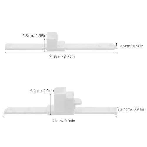 4pcs Universal Bed Rail Connector Clips 2