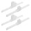 4pcs Universal Bed Rail Connector Clips 9